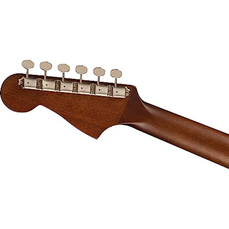 Fender Newporter Player Akustikgitarre, massive Fichtendecke, Mahagoni-Boden und -Zargen, Walnuss-Griffbrett, Gold-Pickguard, Naturfarben – Bild 4