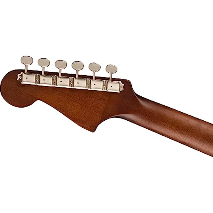 Fender Newporter Player Acoustic Guitar, elektromagnetische Akustikgitarre mit Walnussgriffbrett, goldener Pickguard, Sunburst-Finish – Bild 4