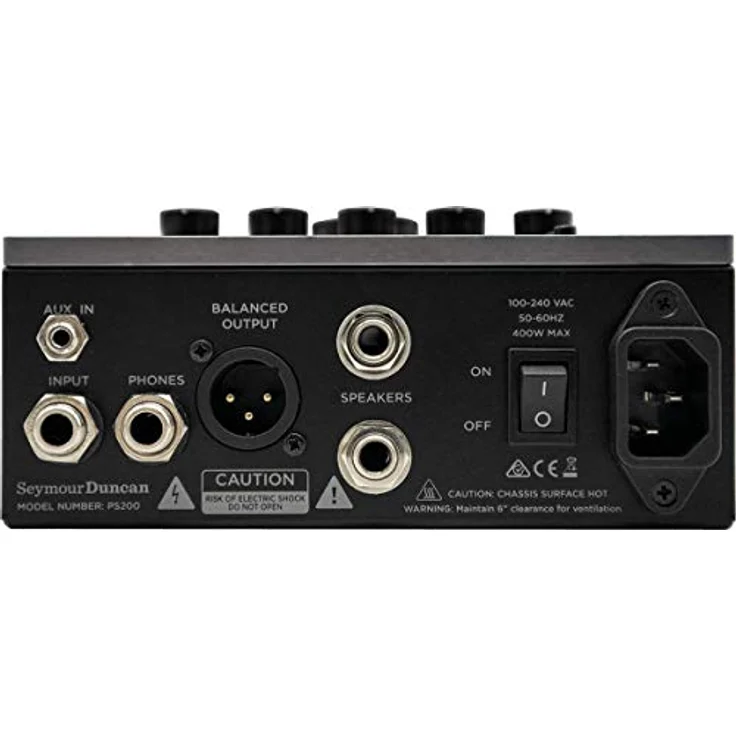 Seymour Duncan Ampli 200 Watt, E-Gitarren-Leistungsverstärker mit schaltbarem Entzerrer und Lautsprecher-Simulation – Bild 3