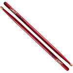 Zildjian Josh Dun Signature Sticks, Drumsticks aus Hickory in Rot, 41,9 cm, 5A Version für aggressive Grooves