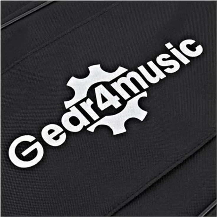 Gear4Music Gepolsterte Gitarrentasche für 3/4-Konzert-/Akustikgitarren, leichtes Design mit verstellbarem Gurt und Fronttasche für Zubehör – Bild 5