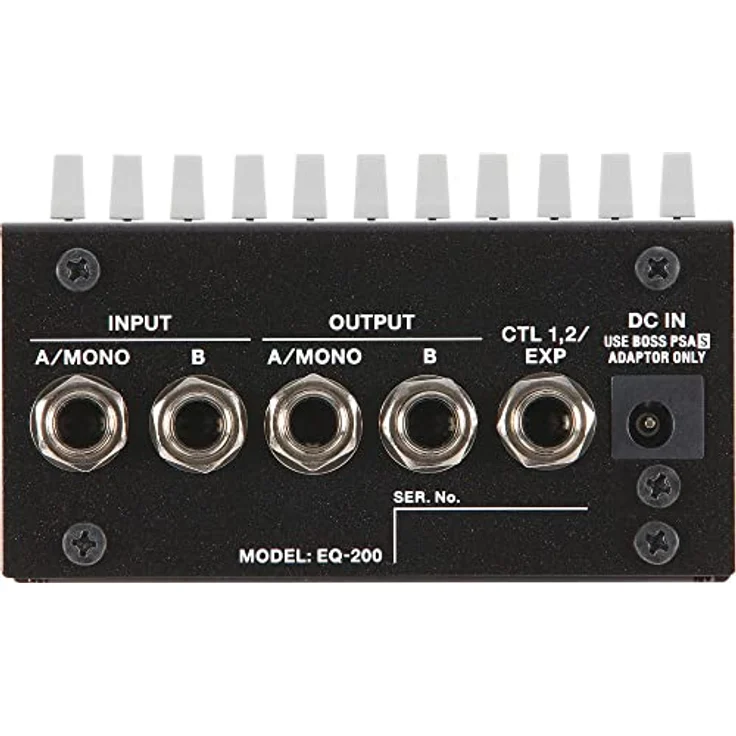 Boss EQ-200 Graphic Eq, Stereo Gitarren-Effektgerät mit 2x 10 Band EQ, 32-bit/96 kHz, 4 Speicherplätzen, MIDI und USB – Bild 5