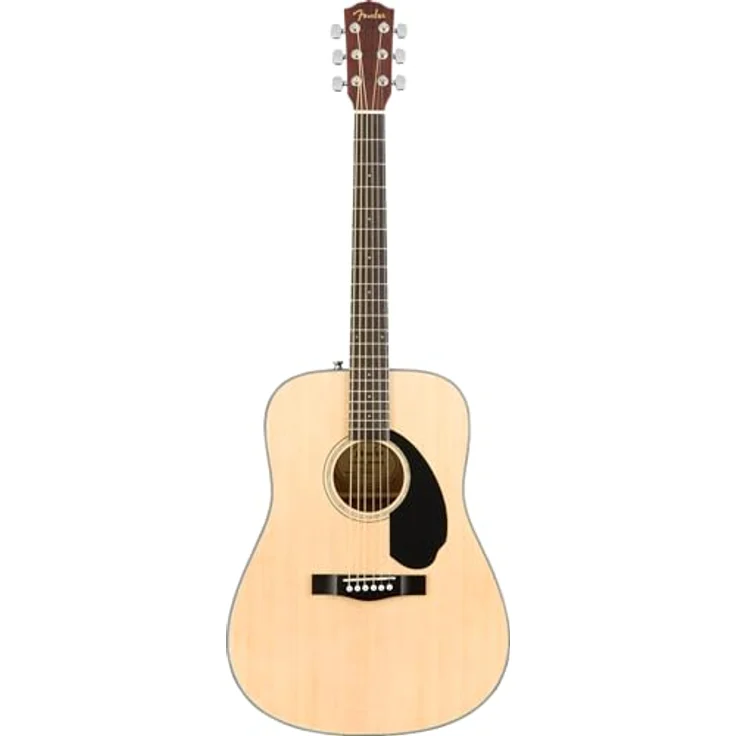 Fender CD-60S Dreadnought Akustikgitarre, Mahagoni-Korpus, Walnussgriffbrett, Natur, inkl. Kostenloser virtueller Unterricht – Bild 1