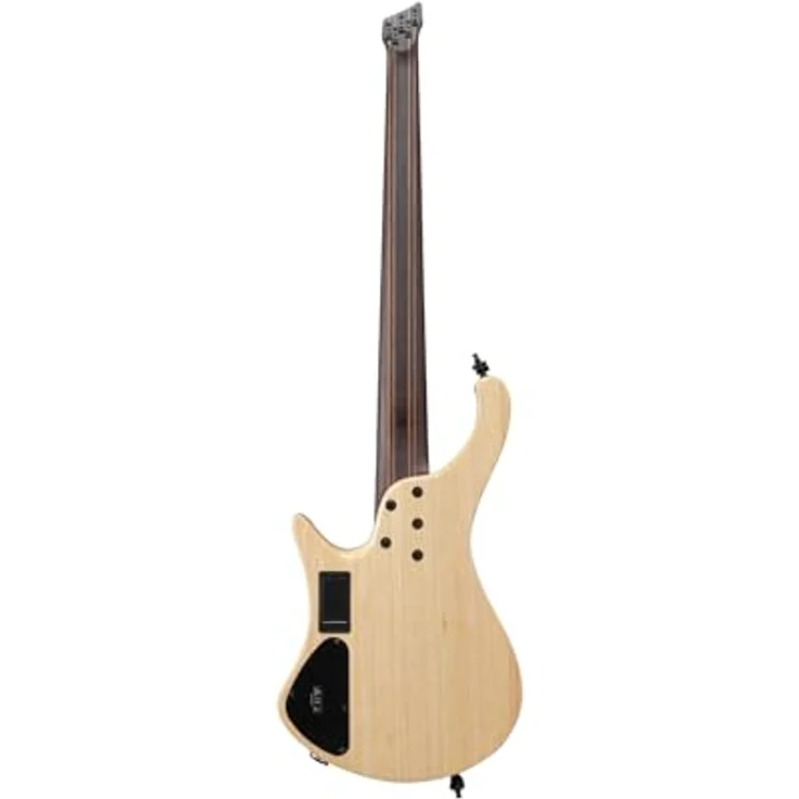 Ibanez EHB1265MS-NML, 5-saitiger Headless Multiscale E-Bass mit Esche-Korpus und Walnuss-Decke, Natural Mocha Low Gloss – Bild 3