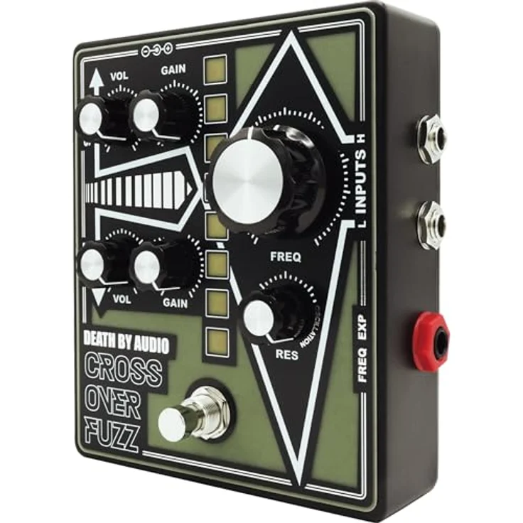 Death by Audio Crossover Fuzz, 2-Band Fuzz Effektpedal mit analogem Signalweg und unabhängiger Volume/Gain Regelung für Höhen und Tiefen – Bild 4