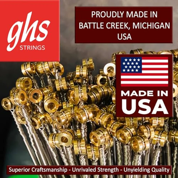 GHS Bass Boomers, Bass String Set 4-String Light .050-.107 für Short Scale, Nickel plated Steel – Bild 3