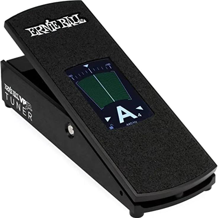 Ernie Ball EB6203, 2-in-1 Volumenpedal und Stimmgerät mit Touchscreen Display, schwarz
