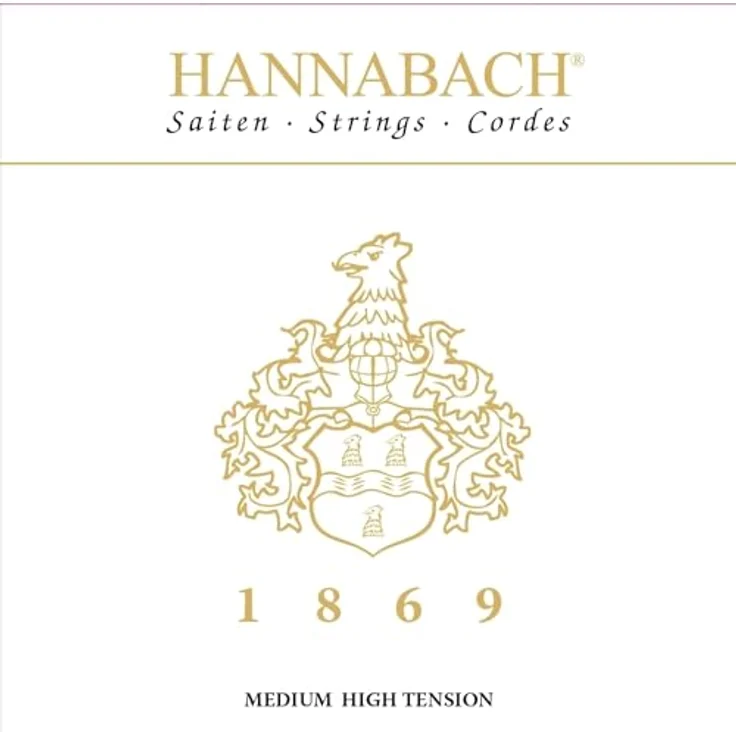 Hannabach 1869 Carbon/Gold MHT Set, Premium Gitarrensaiten für Konzertgitarre mit HiTech Multifilamentkern, Medium/High Tension – Bild 2