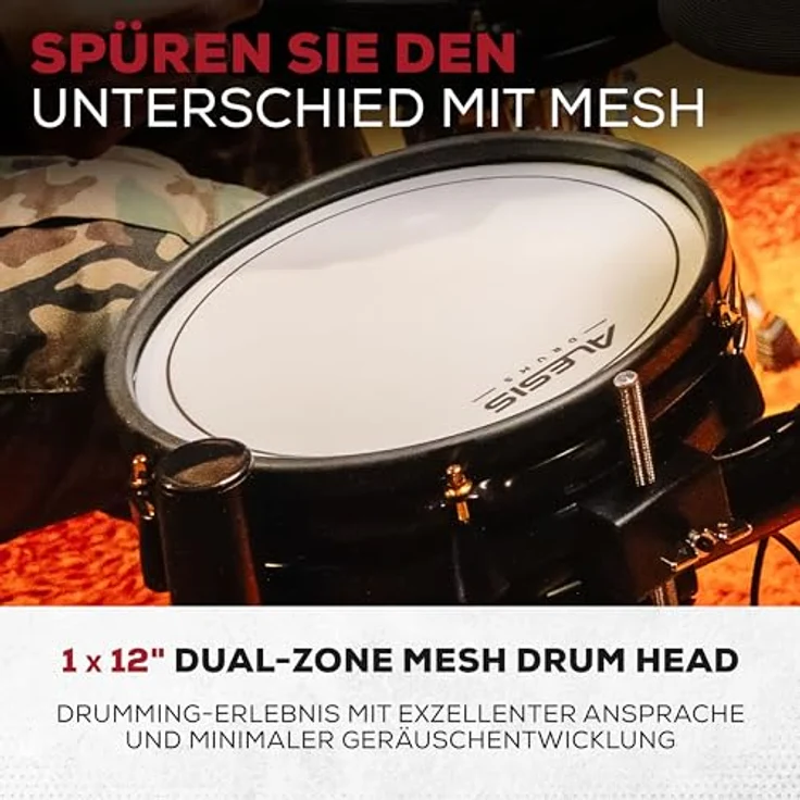 Alesis Strata Club Expansion Pack, E-Drums Erweiterungsset mit 16" ARC Becken Pad und 12" Zwei-Zonen Tom Pad – Bild 3
