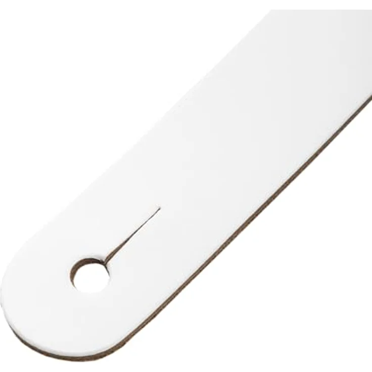 Levys Amped Leather 3" Gitarrengurt, gepolstert aus Vollnarbenleder, Weiß/Schwarz, verstellbar von 94 cm bis 130 cm – Bild 10