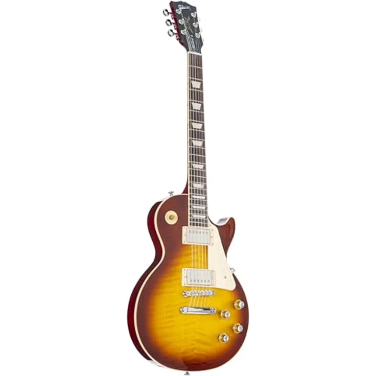 Gibson Les Paul Standard 60s IT, E-Gitarre mit Mahagoni Korpus, AA-geflammter Ahorndecke, Iced Tea Finish, inkl. Koffer – Bild 1