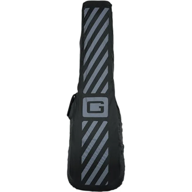 Gator G-PG Bass Guitar Bag, professionelles E-Bass Gigbag mit Micro-Fleece Interior, abnehmbaren Rucksacktrageriemen, in schwarz – Bild 11