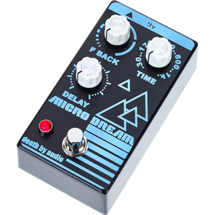 Death by Audio Micro Dream, Delay-Effektpedal mit 30-1000ms Delayzeit, handgefertigt in New York, True Bypass, Metallgehäuse