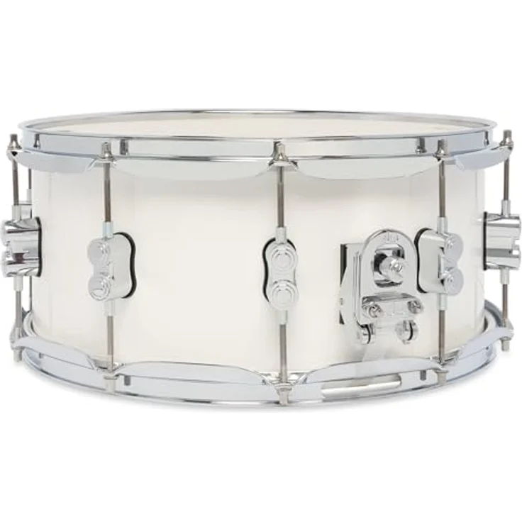 DW PDP 14"x6,5" CM Pearlescent White, Snare Drum aus 10-lagigem Ahorn mit Chrome Hardware und True-Pitch Spannschrauben – Bild 2