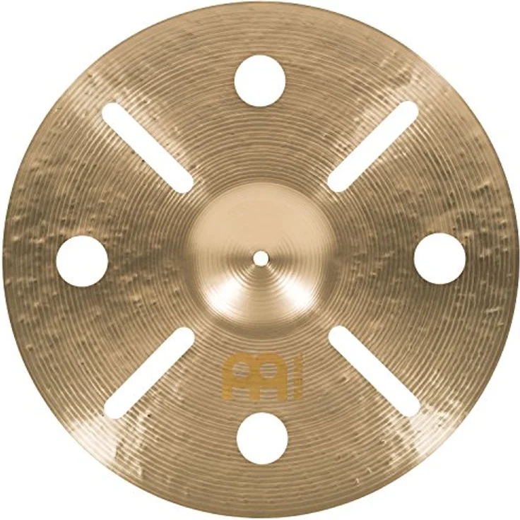 Meinl 18" Byzance Vintage Trash Crash, sandgestrahltes Schlagzeugbecken mit einzigartigem Klangbild und großen Aussparungen – Bild 5