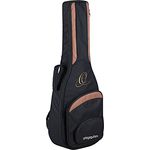 Ortega Guitars Pro Series Bag, 4/4 Klassische Gitarrentasche aus Nylon, Schwarz, dick gepolstert, breiter Halsgurt, Schultergurte, Höhe 103,5 cm, Breite 37,15 cm