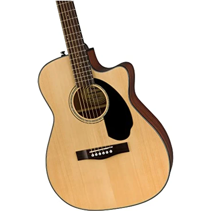 Fender CC-60SCE Nat WN, Westerngitarre mit massiver Fichtendecke, Mahagoni Boden, Cutaway, Fishman CD Elektronik, Naturfinish – Bild 4