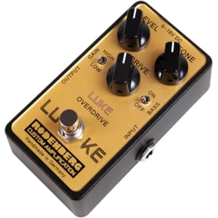 Rodenberg Luke Overdrive, Steve Lukather Signature Overdrive-Pedal mit Low und High Gain, Handmade in Deutschland – Bild 3