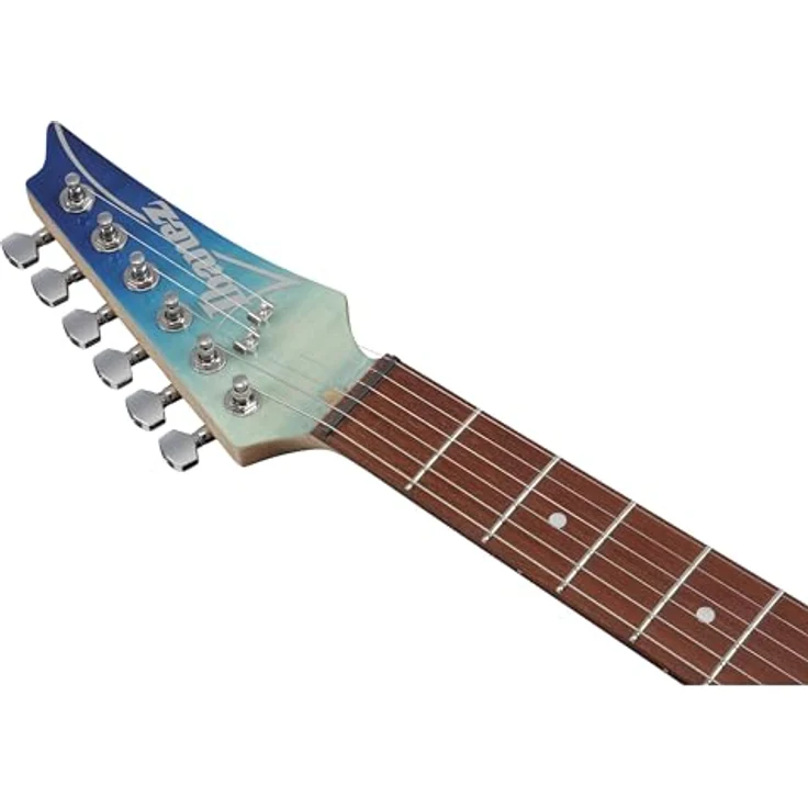 Ibanez SA260FM-BRG, E-Gitarre mit Okoume Korpus, geflammter Ahorn Decke, 22 Bünden und Quantum Tonabnehmer, Blue Reef Radiation – Bild 8