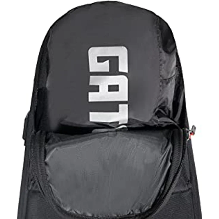 Gator Icon Semi Hollow Guitar BK, Gigbag für Semi Hollow E-Gitarre, witterungsbeständiges schwarzes 1000D Nylon, inklusive Regenhülle und versteckter Tasche – Bild 18