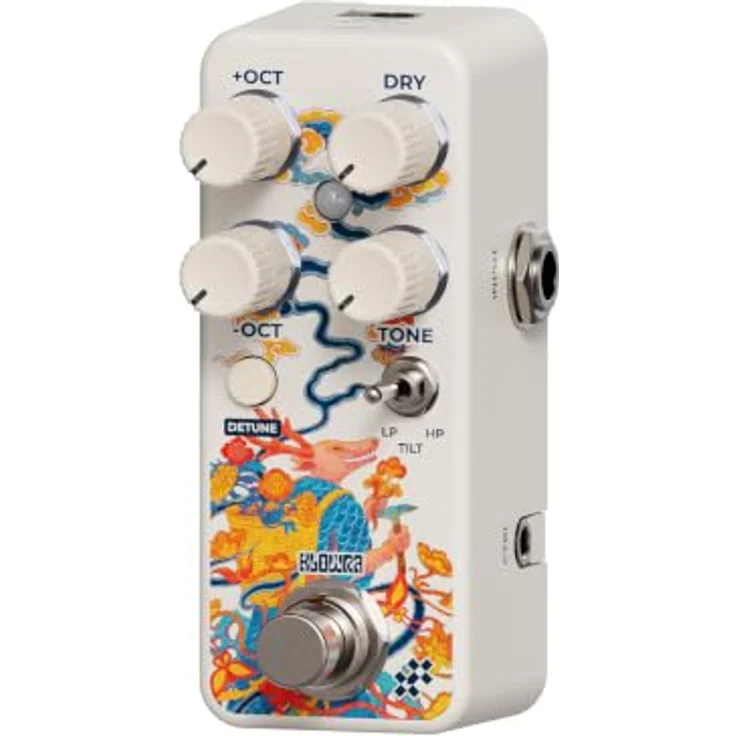 Klowra Leap Polyphonic Octave, digitales Effektpedal für E-Gitarre & Bass mit Freeze-Funktion und drei Filtermodi – Bild 1