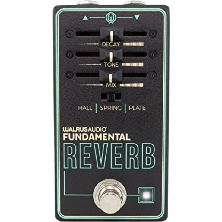 Walrus Audio Fundamental Reverb, Reverb Pedal mit 3 wählbaren Algorithmen: Hall, Spring, Plate, kompaktes Design – Bild 1