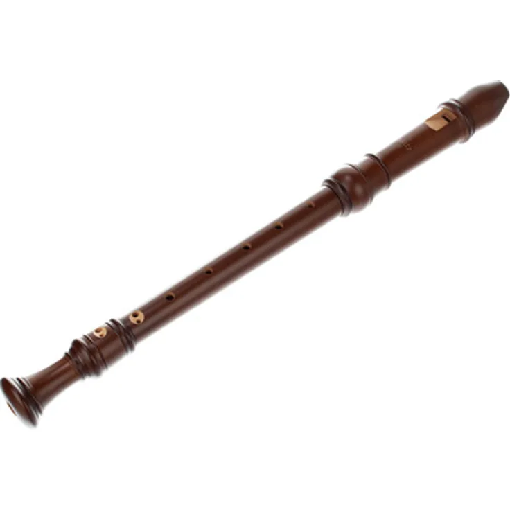 Moeck 4303 Rottenburgh Alto, Altblockflöte aus gebeiztem Birnbaum, barocke Griffweise, Doppelloch, a1 = 442 Hz inkl. Etui und Zubehör