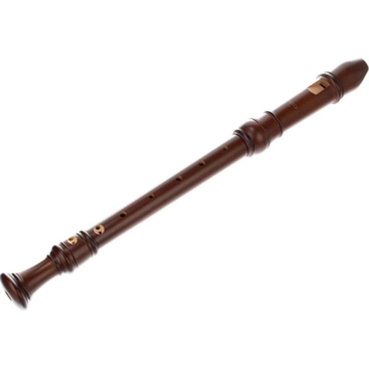 Moeck 4303 Rottenburgh Alto, Altblockflöte aus gebeiztem Birnbaum, barocke Griffweise, Doppelloch, a1 = 442 Hz inkl. Etui und Zubehör