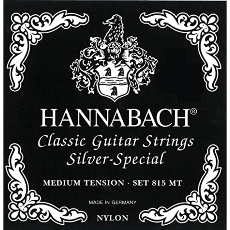 Hannabach 81508 Z MT 8 String ClassicSet, Gitarrensaiten für 8-saitige Konzertgitarre, mittlere Spannung, nickelfrei, Made in Germany – Bild 2