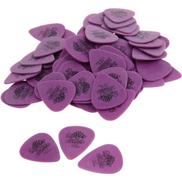 Dunlop Tortex Standard Plektren 1,14 mm, 72er Pack, Farbe: Violet – Bild 1
