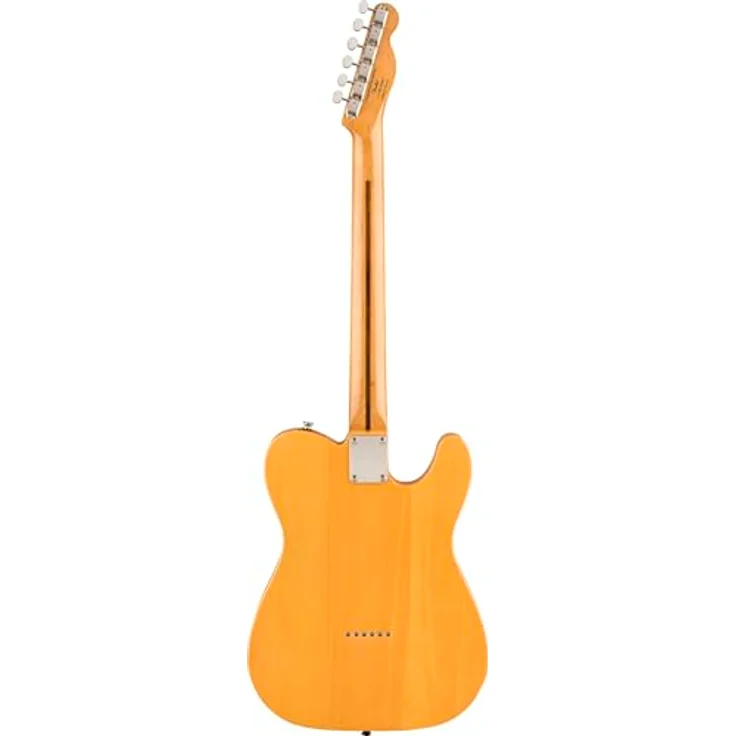 Squier Classic Vibe 50s Tele LH MN BB, Linkshänder Telecaster E-Gitarre, Butterscotch Blonde, Ahornhals, Fender Designed Alnico Single-Coil Tonabnehmer – Bild 10