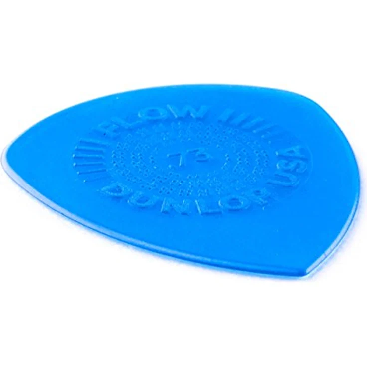Dunlop Flow Standard Picks, Plektren Set 0.73 mm, 6 Stück, blau, Ultex Material mit pointierter Spitze und low-profile Grip – Bild 2
