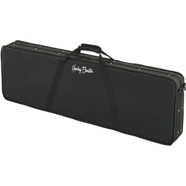Harley Benton LightCase-El-Bass, Gitarrenkoffer im GigBag Style für E-Bässe, wetterfestes Nylon, inklusive Schultergurt und Zubehörfächer