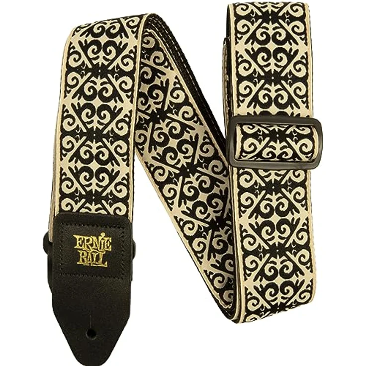 Ernie Ball Montebello Iron Jacquard Strap, Gitarrengurt aus langlebigem Polypropylen, 5 cm breit, extra lange Ausführung 104-182 cm, Farbe: Montebello Iron Jacquard – Bild 2