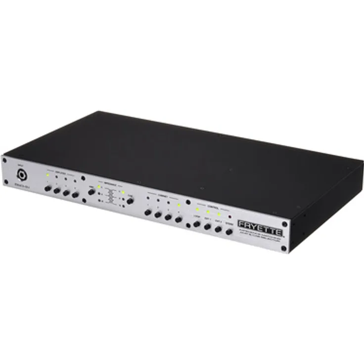 Fryette ZMACS 4x4 Amp/Cab Switch, analoger Verstärker- und Boxen-Wahlschalter, 100 % analog, 4 Verstärker, 4 Lautsprecherboxen, bis zu 100 Watt RMS, MIDI-programmierbar, made in USA