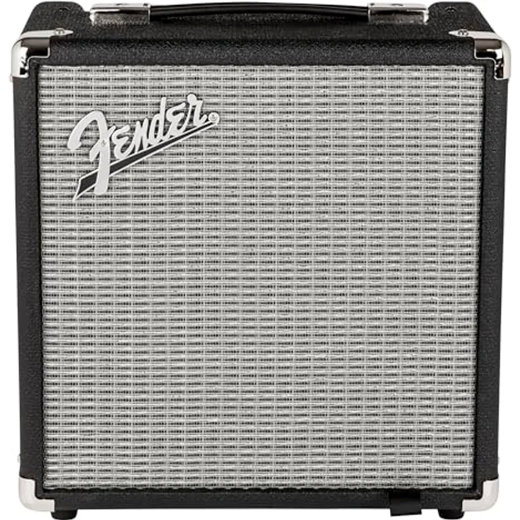 Fender Rumble 15, 15W Bassverstärker mit Kopfhöreranschluss, kompakt und tragbar, leistungsstarker Klang für E-Bass, schwarz – Bild 2