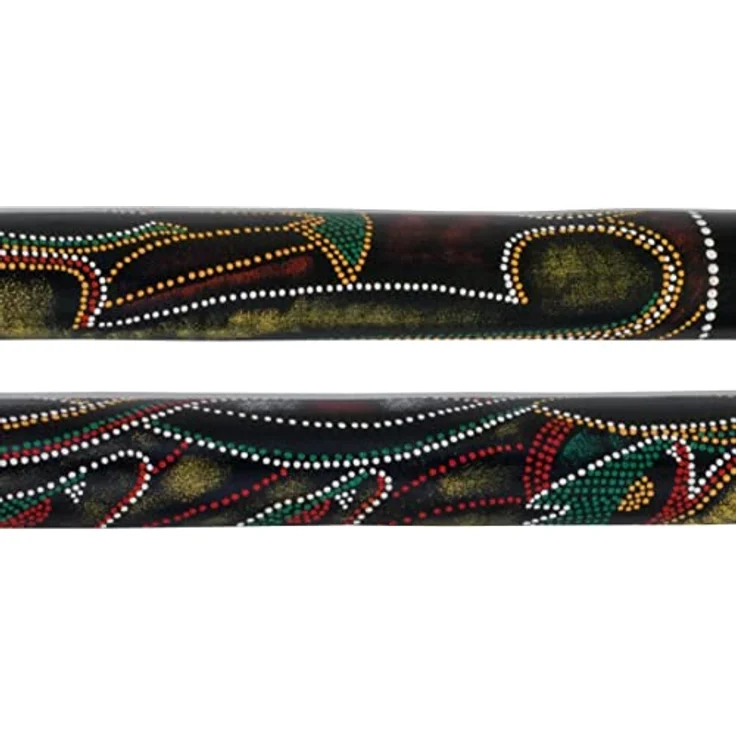 Pearl Bamboo Rainstick 150cm, Regenmacher aus Bambus, Farbe: Hidden Spirit, Durchmesser 6,3cm, gefüllt mit Kieselsteinen – Bild 2