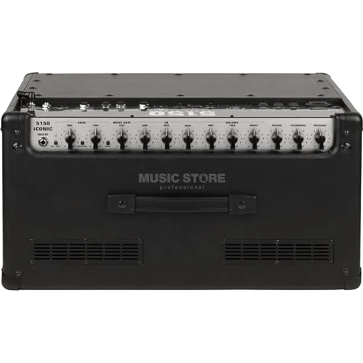 Evh 5150 Iconic 40W 1x12 Combo Verstärker, Röhren E-Gitarren-Combo mit 2 Kanälen, Schwarz – Bild 3