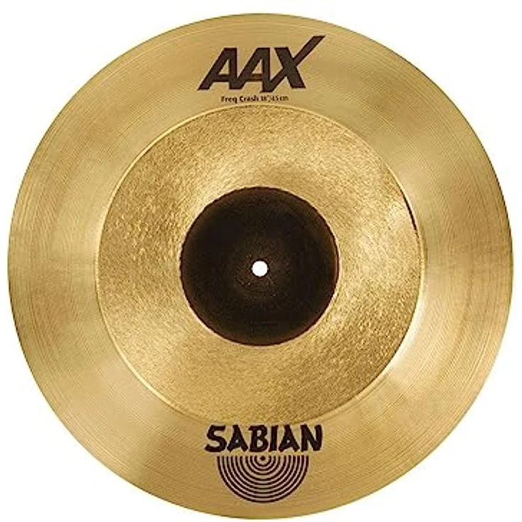 Sabian 18" AAX Freq Crash, explosives Schlagzeugbecken mit lautem, durchdringendem Sound, natural – Bild 1