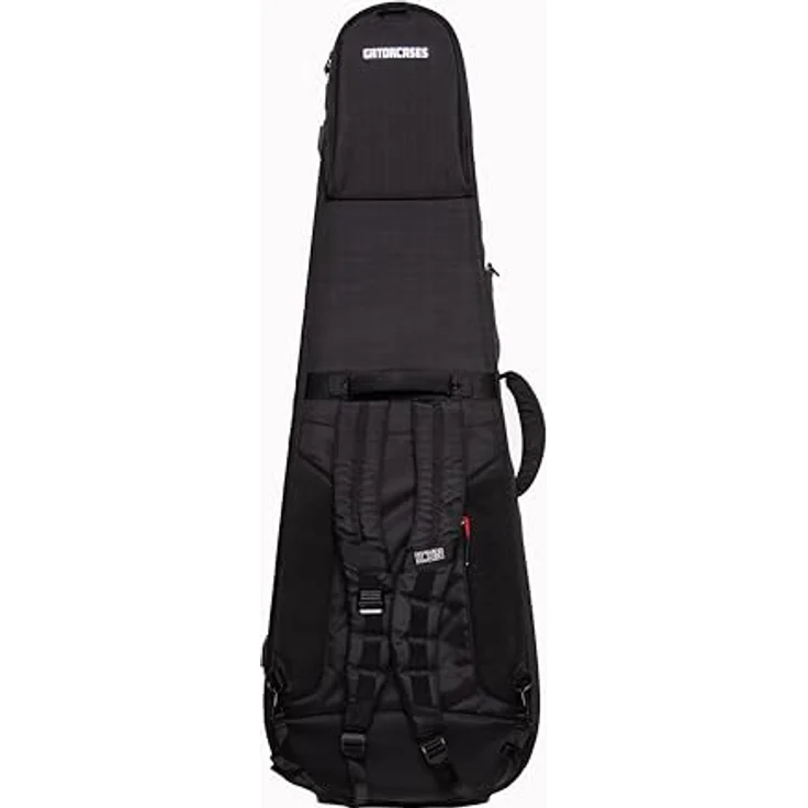 Gator Icon SC-Style Guitar BK, Gigbag für Single Cut E-Gitarre, witterungsbeständig, schwarze 1000D Nylon, inkl. Regenhülle, versteckte Rucksackgurte – Bild 14