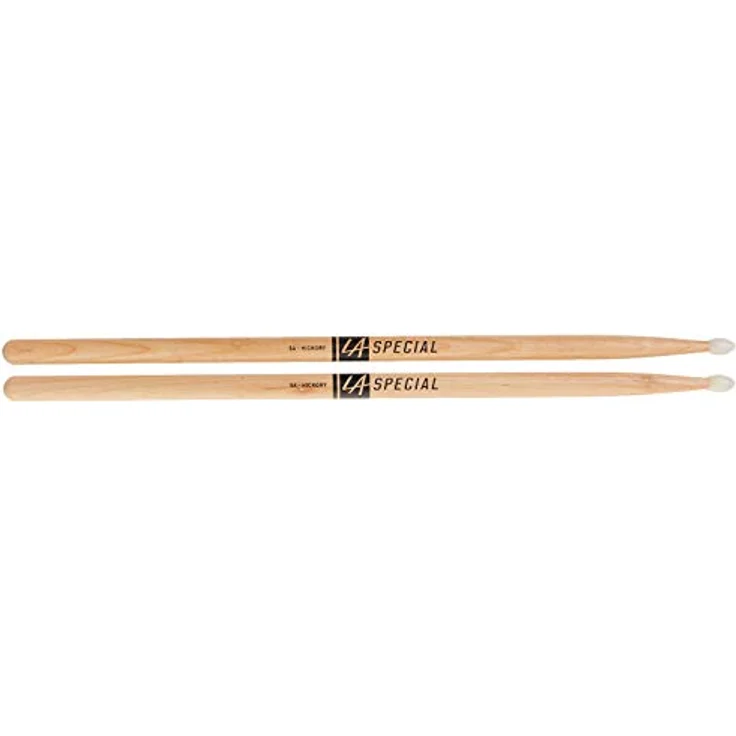ProMark LA Specials 5A Hickory Drumsticks, ovaler Nylonkopf, 3 Paar für Studio und Live, 40,6 cm Länge – Bild 2