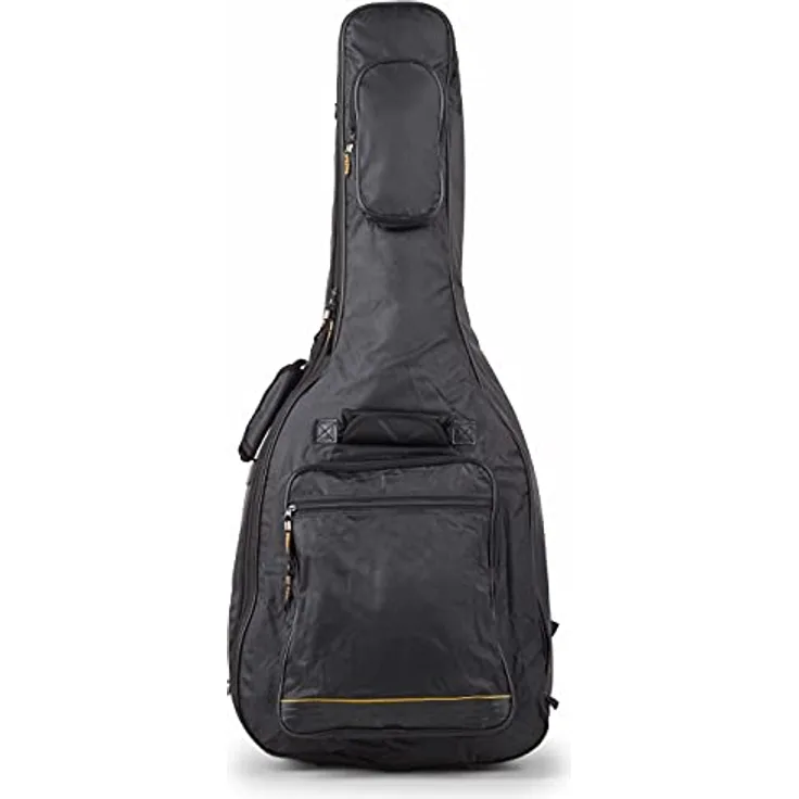 Rockbag Rb 20509 B, Deluxe Gitarrentasche für Westerngitarre mit 20mm Polsterung, Rucksackgarnitur, DIN A4 Tasche, L 112 cm x B 42 cm x T 13 cm