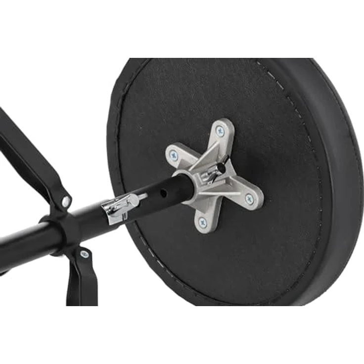 GEWA Schlagzeughocker PS805120, höhenverstellbar, runder Sitz, schwarz, doppelstrebig, robust und hochwertig – Bild 4