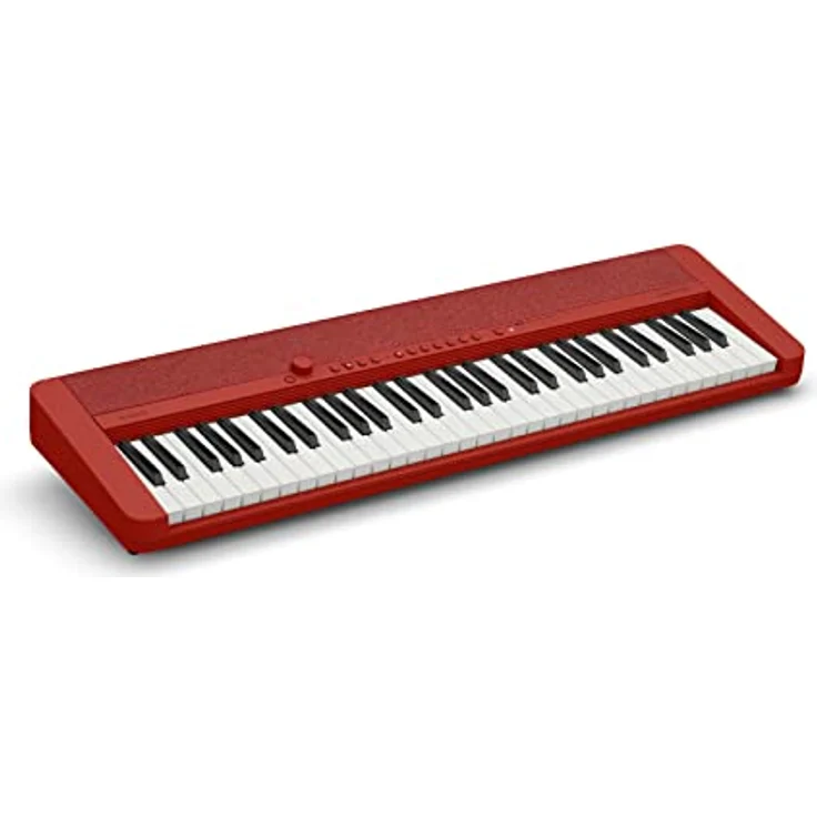 Casio Casiotone CT-S1RD, Piano-Keyboard mit 61 anschlagdynamischen Tasten, 61 Sounds, rot – Bild 4