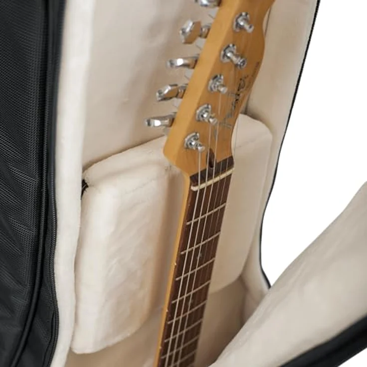 Gator G-PG E/A Double Bag, Doppel Gigbag für E-Gitarre und Akustikgitarre, schwarz, ultra dick gepolstert, Regenüberzug, Rucksackgurte – Bild 9