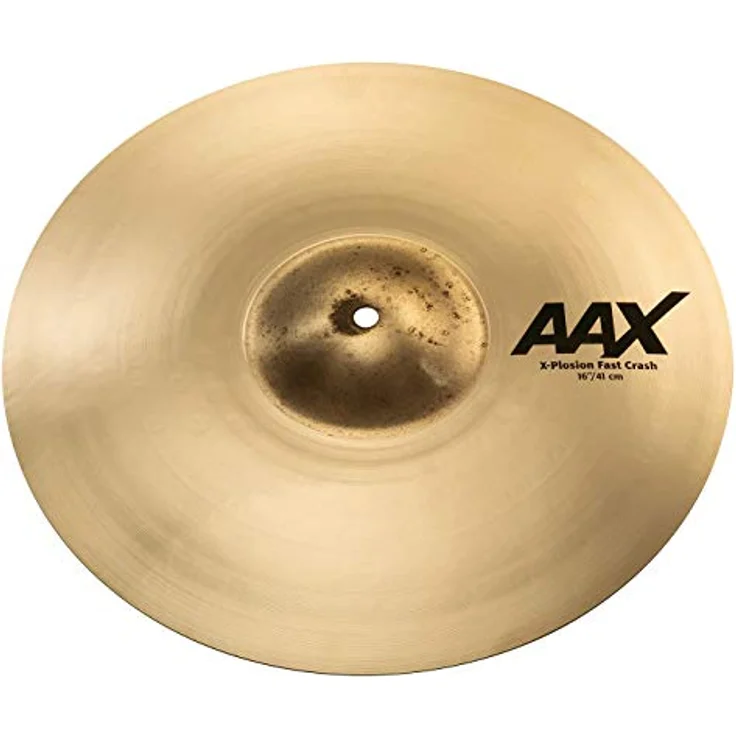 Sabian 16" AAX AAXplosion Fast Crash, Extra Thin Schlagzeugbecken mit brillantem Sound und großem Dynamikbereich – Bild 1