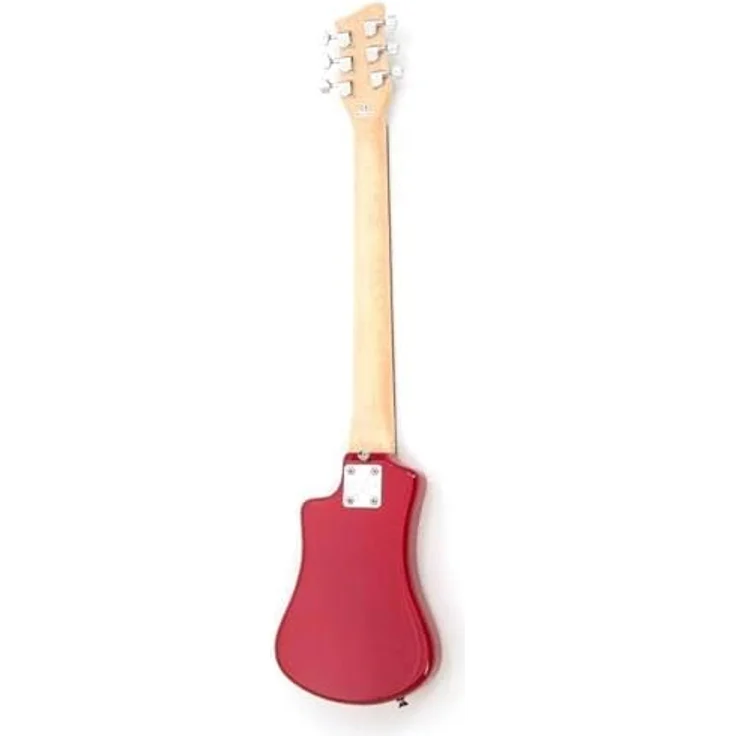 Höfner Shorty R, E-Gitarre mit Linde Korpus, Ahorn Hals, 1 Humbucker Pickup, rot – Bild 2
