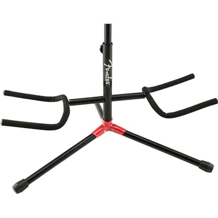 Fender Adjustable Cradle Stand 2-Gtr, Gitarrenständer für zwei Instrumente mit höhenverstellbarer Halsgabel, stabile Metallkonstruktion, schwarz – Bild 4