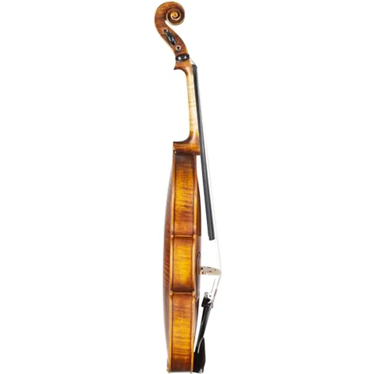 Stentor SR1865 Violine Messina 4/4, handgefertigte Violine mit massiver Fichtendecke und Ahornkorpus, Ebenholz-Griffbrett, Pirastro Besaitung, Schellack-Lackierung – Bild 3