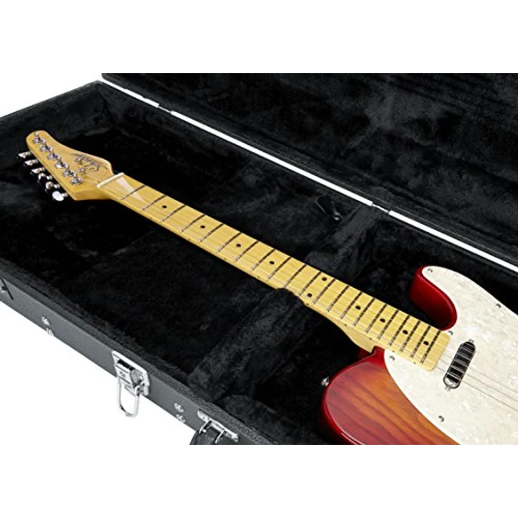 Gator GW - Electric Guitar Case, Koffer für E-Gitarre aus Sperrholz, Kunstleder, schwarz, Innenmaße 105 cm x 32 cm x 9 cm, 3,81 kg – Bild 7
